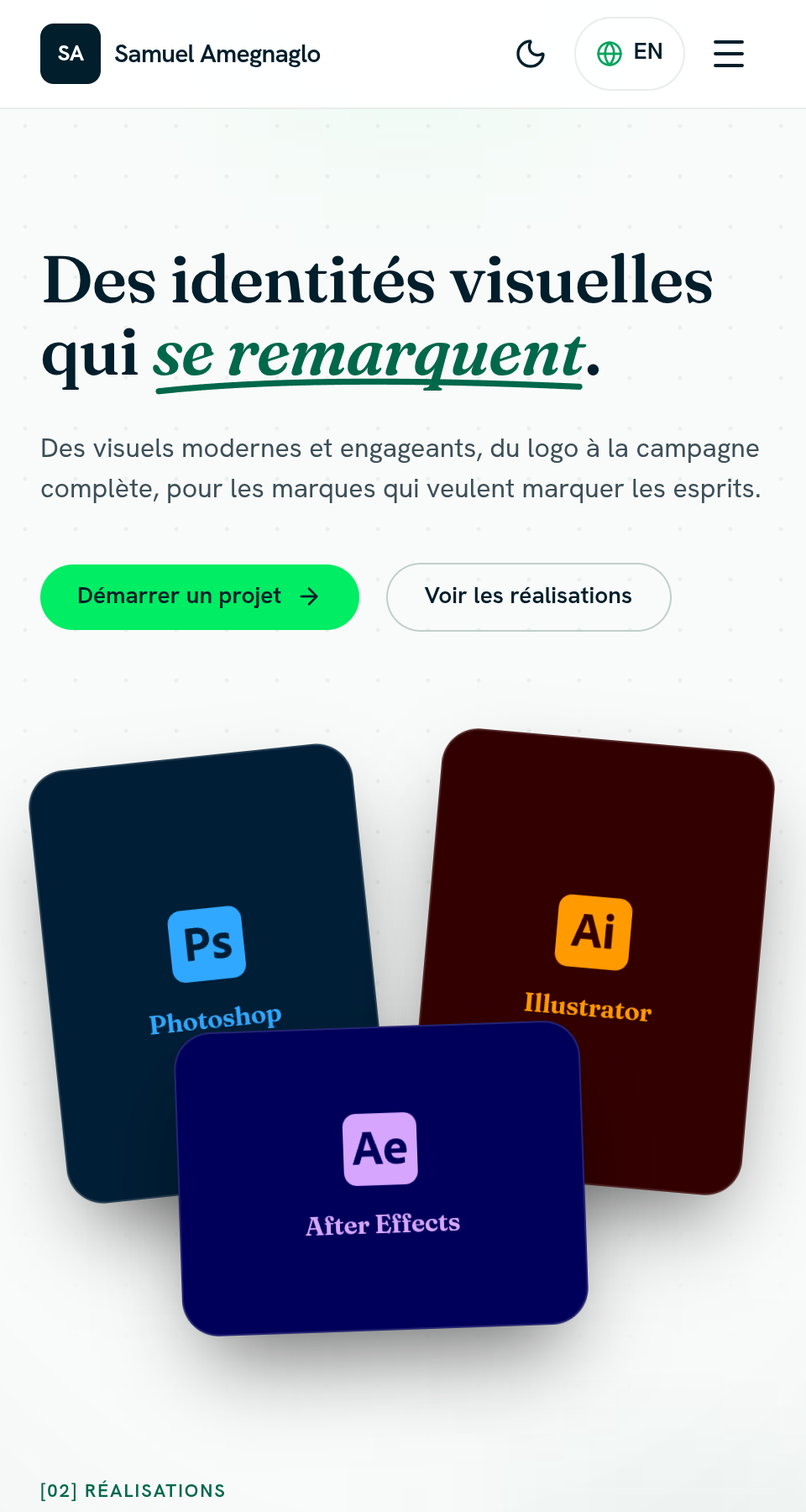 Designer Portfolio — 2