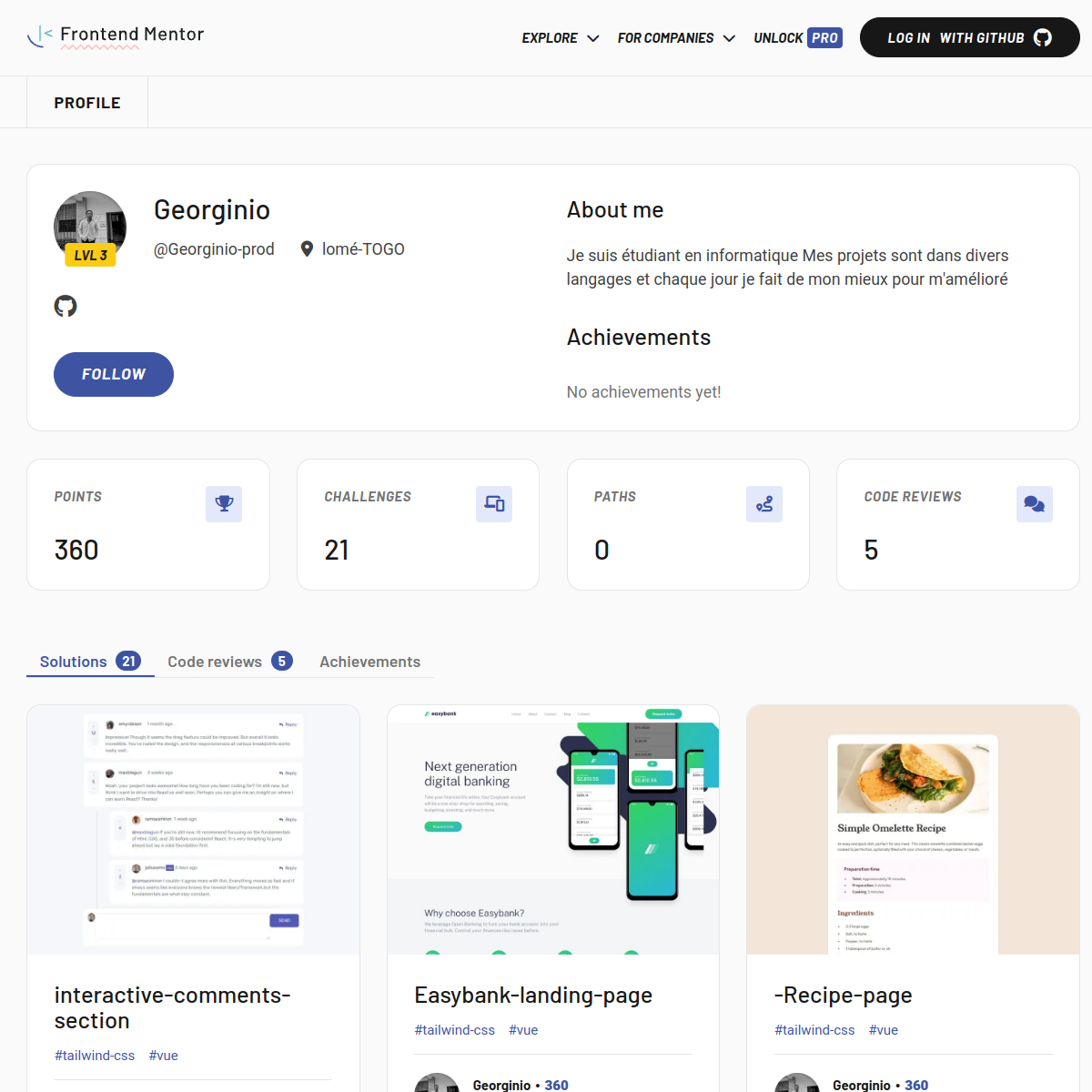 Frontend Mentor — 1