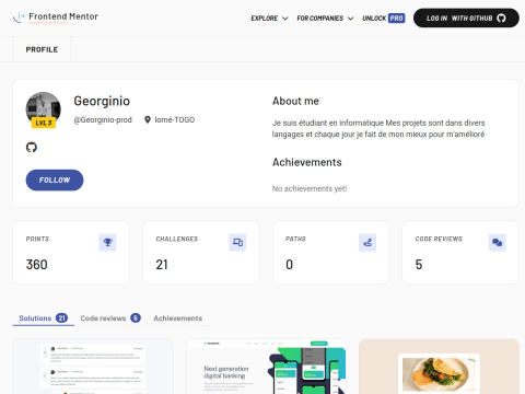 Frontend Mentor — 2