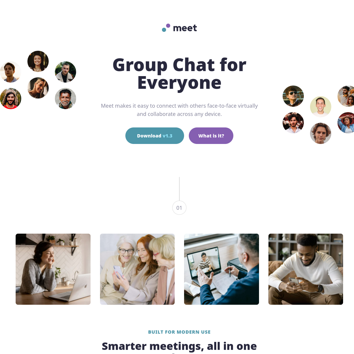 Meet — Landing Page — 1