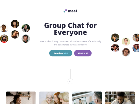 Meet — Landing Page — 2